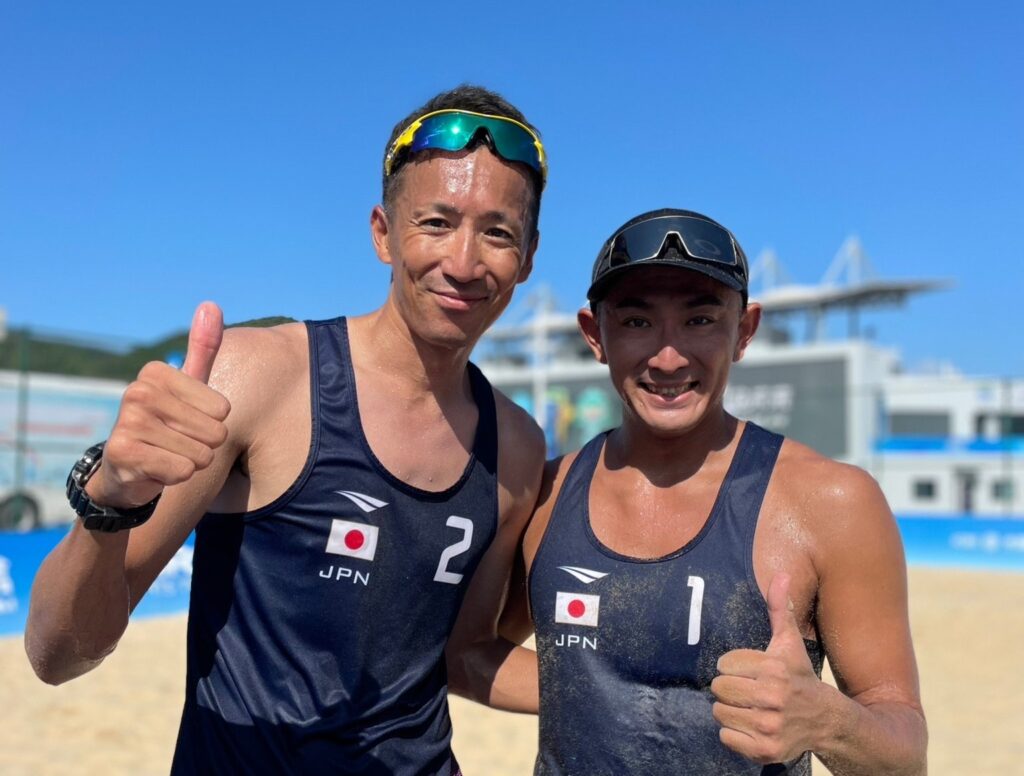 高橋巧選手とのペアで2023年杭州アジア競技大会に参加する上場雄也