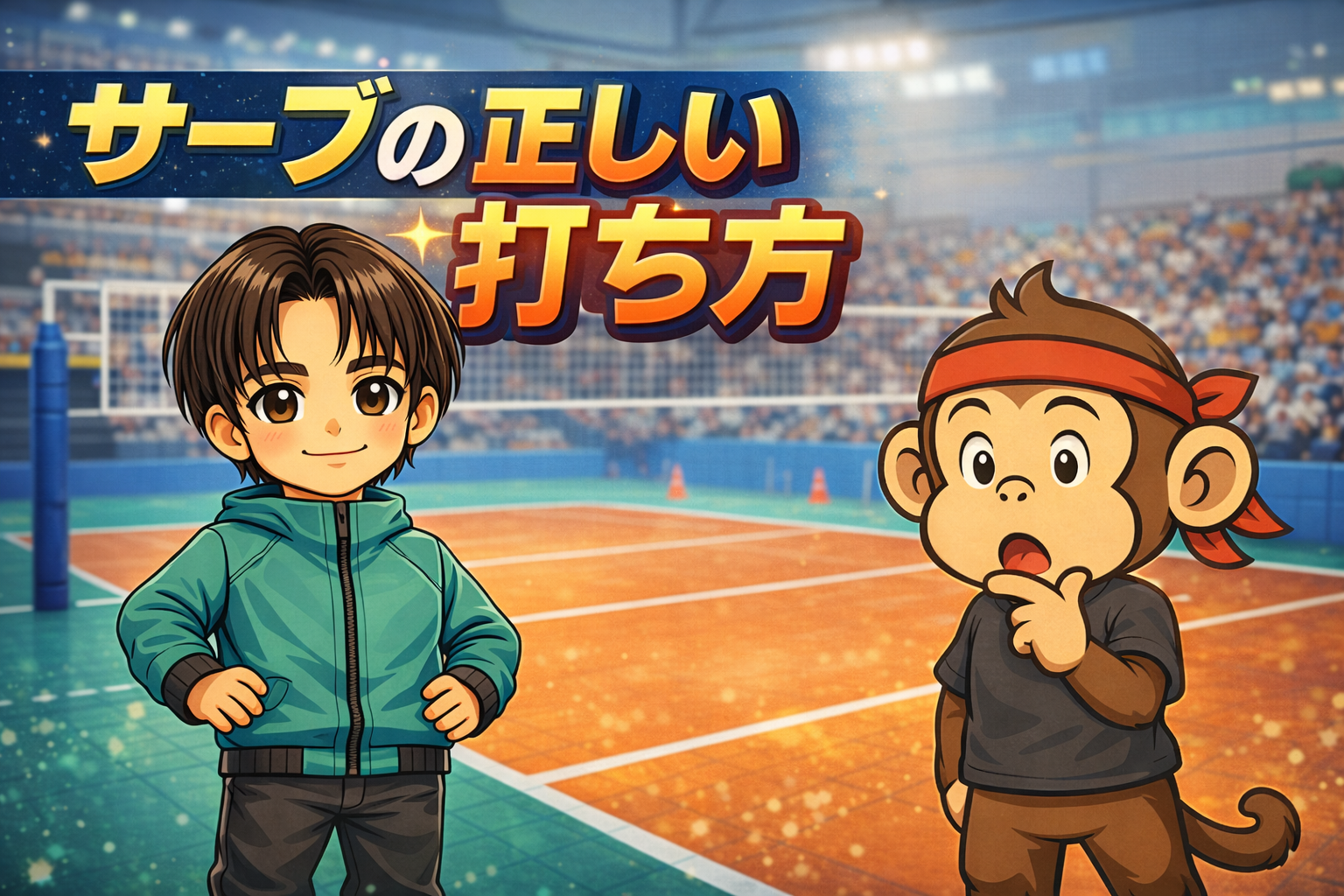 【バレーボール】失敗しない正しいサーブの打ち方|動作のポイント5選