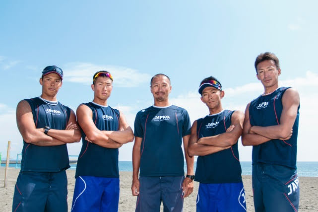 2014年アジア大会（仁川）のビーチバレーボールチームジャパン