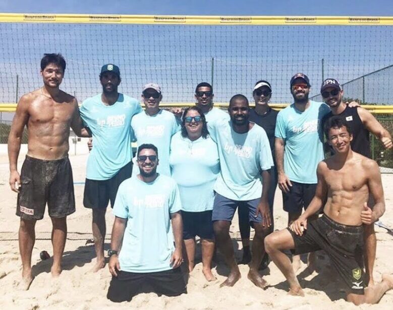 石島雄介選手とブラジル合宿をする上場雄也