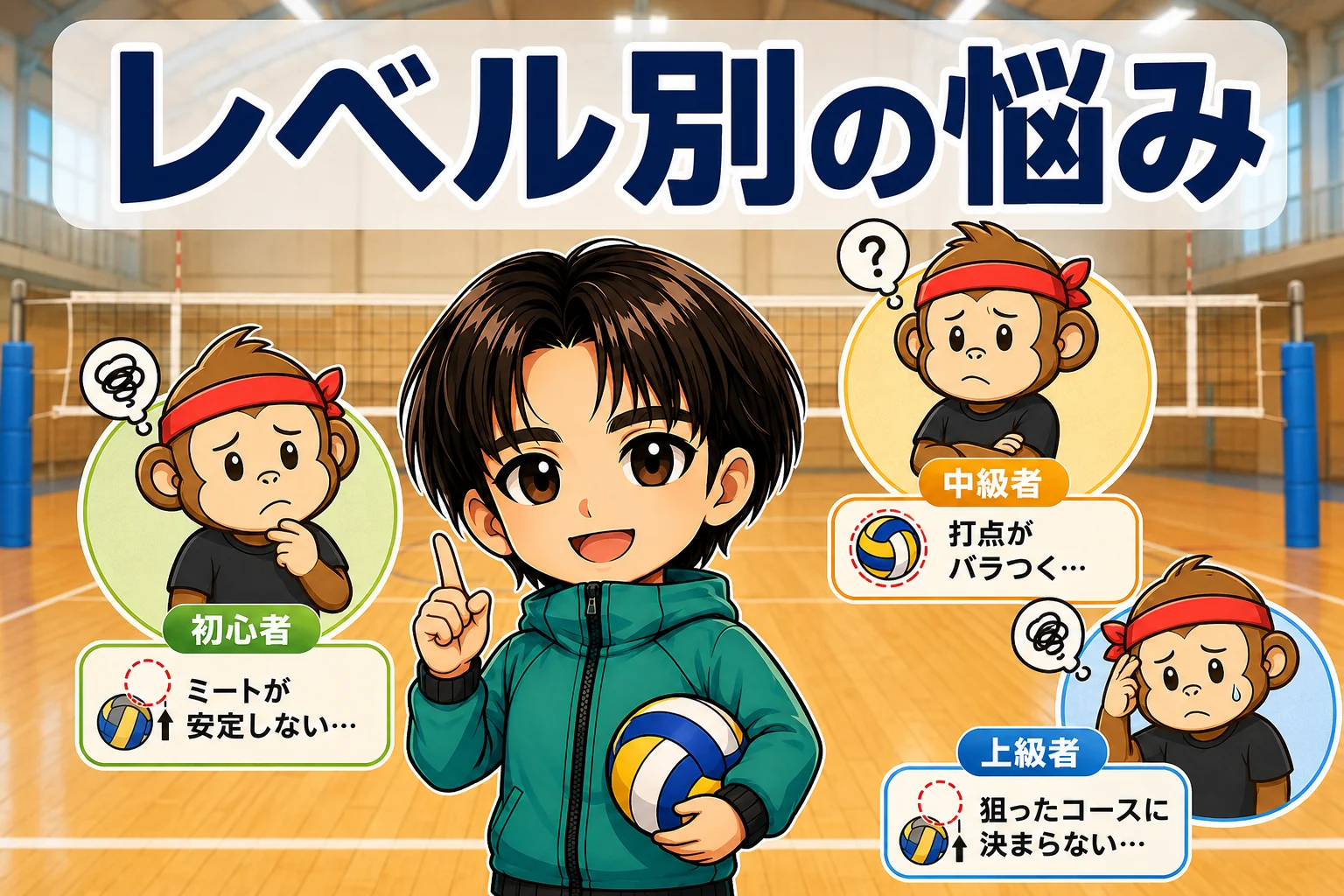 レベル別 ミートが乱れる原因と直し方