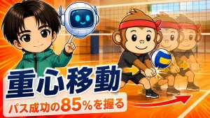重心移動 パス成功の85%を握る - あげば・バボット・サルくんが解説