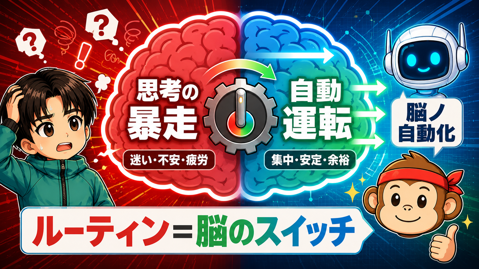 脳を自動運転モードに切り替える儀式