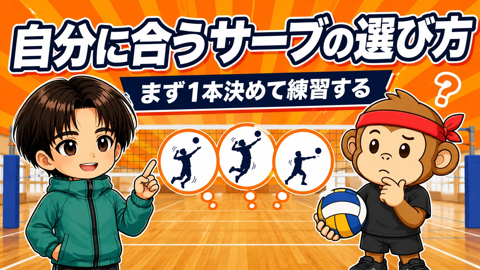 自分に合うサーブの選び方