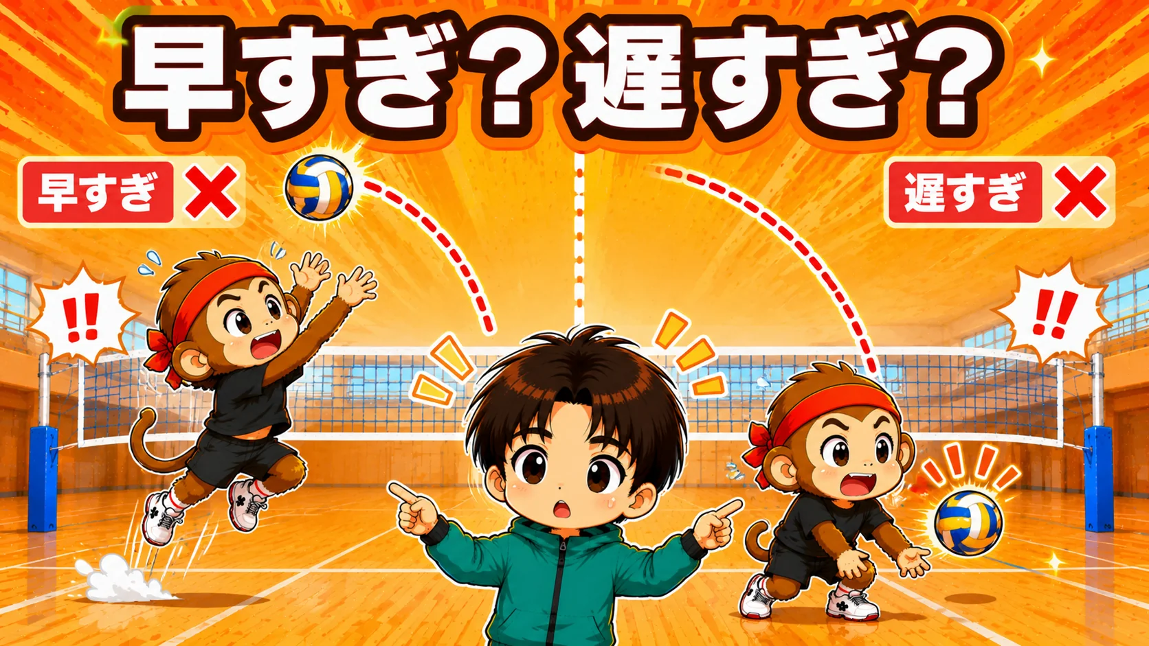 タイミングが合わない2つのタイプ早すぎ遅すぎ