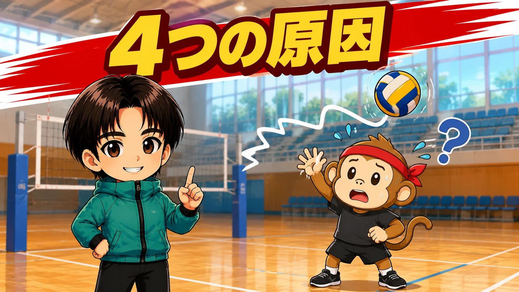 トスが安定しない4つの原因