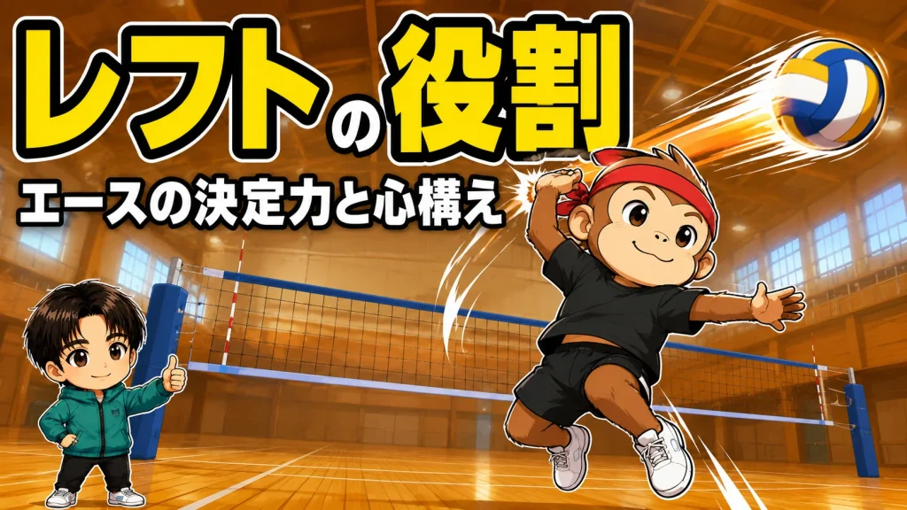 レフトスパイカーの役割・エースの決定力と心構えを元日本代表が解説