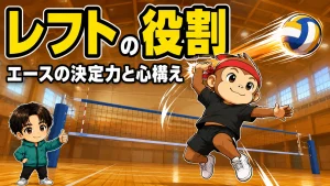 レフトスパイカーの役割・エースの決定力と心構えを元日本代表が解説