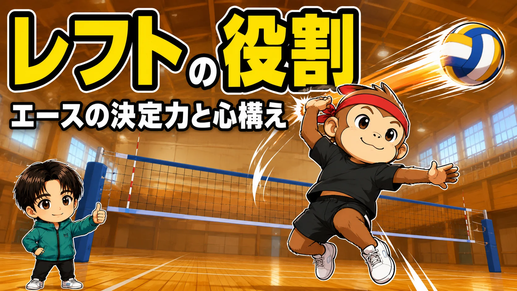 レフトスパイカーの役割・エースの決定力と心構えを元日本代表が解説