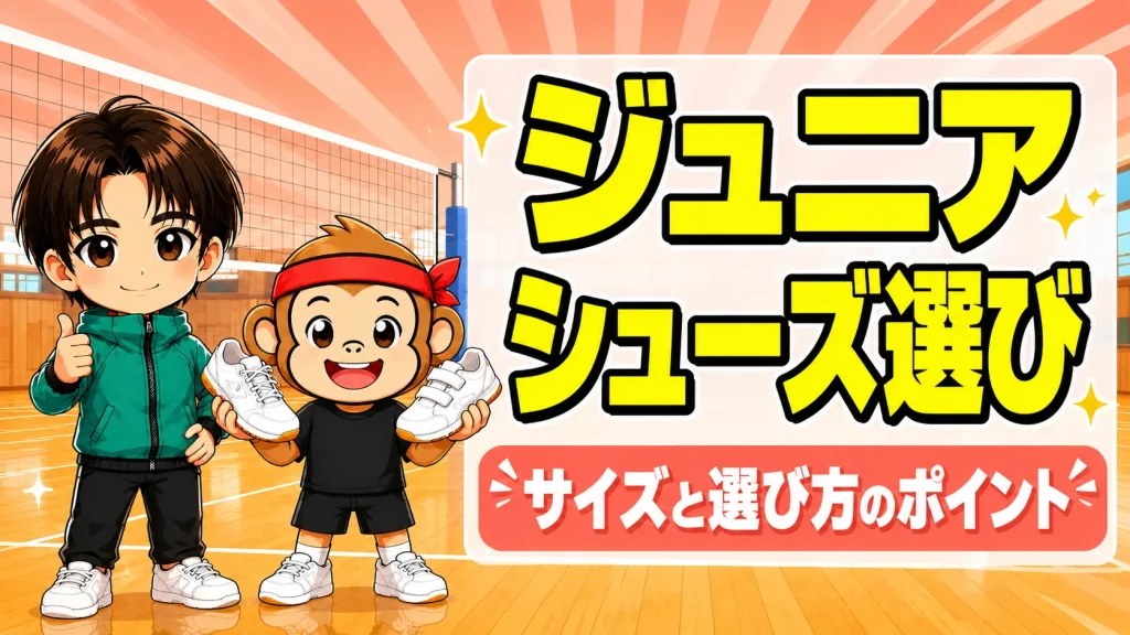 小学生のバレーシューズの選び方｜サイズと選び方のポイント