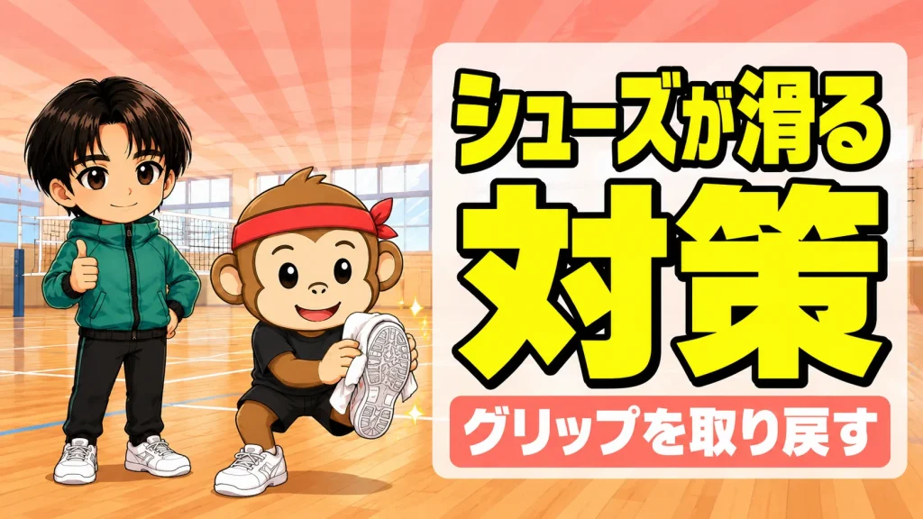 シューズが滑る対策｜グリップを取り戻す