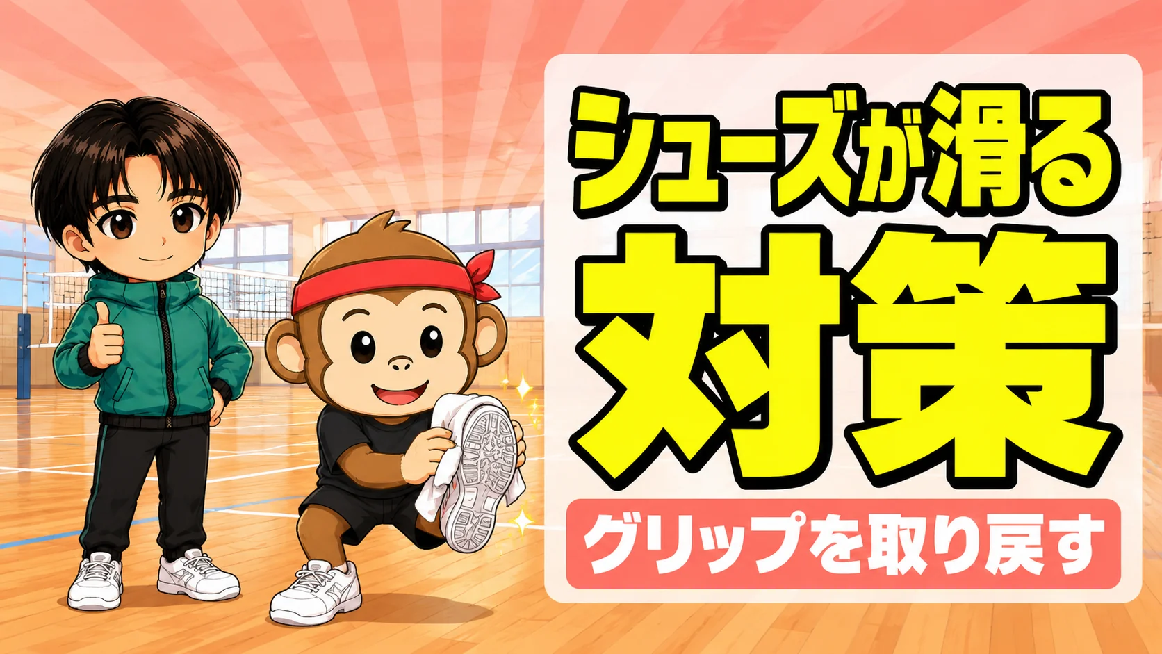 シューズが滑る対策|グリップを取り戻す