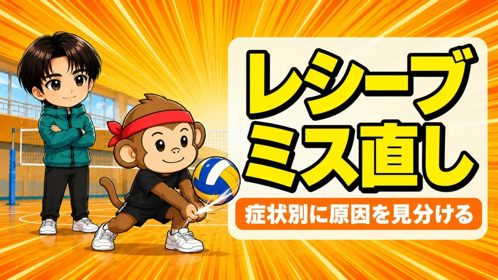 レセプションのミスの原因と直し方を解説するアイキャッチ