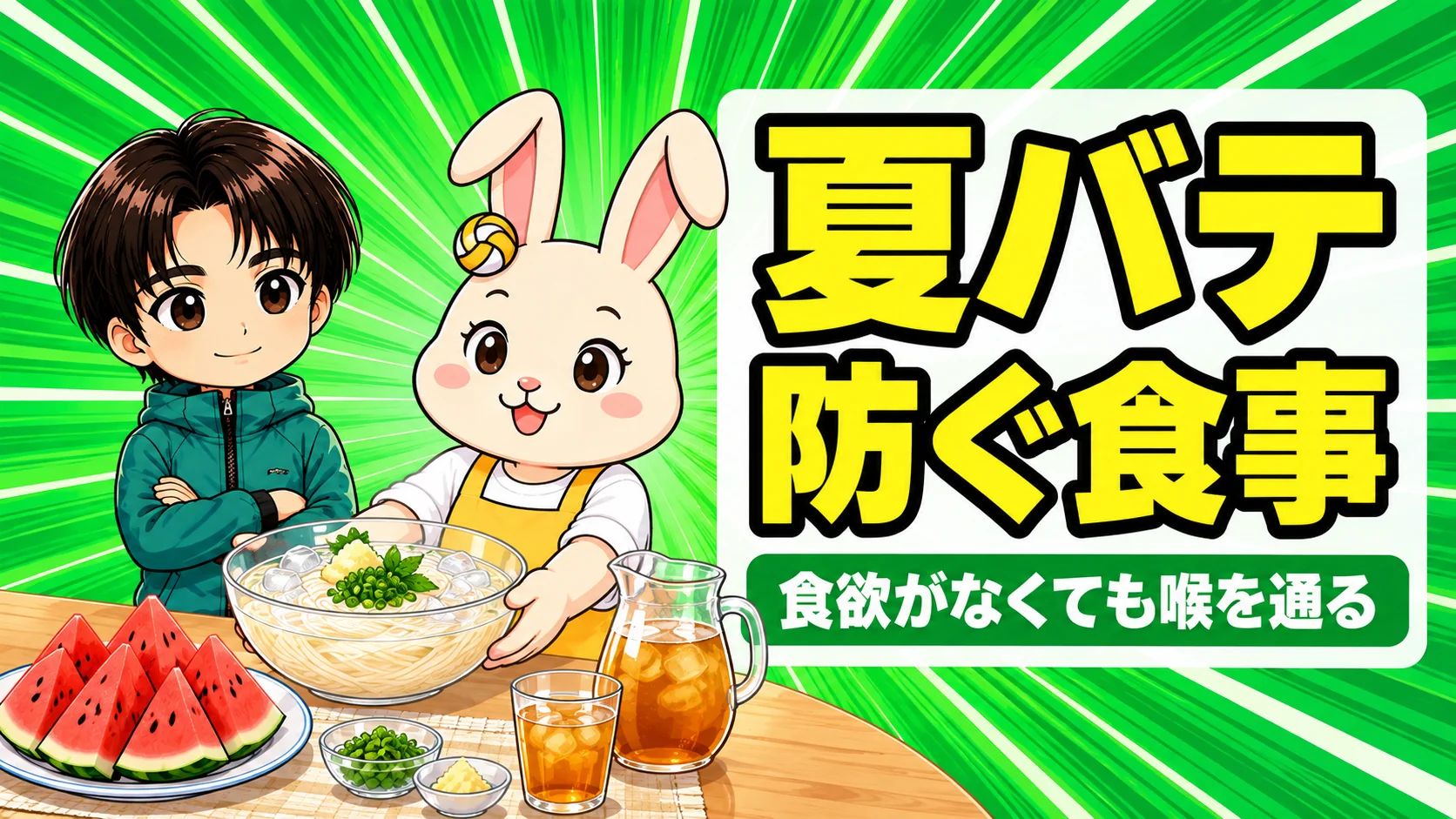 夏バテを防ぐ食事|食欲がなくても喉を通るメニュー