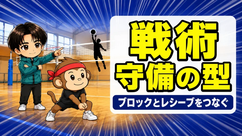 トータルディフェンスとは ブロックとレシーブをつなぐ守備