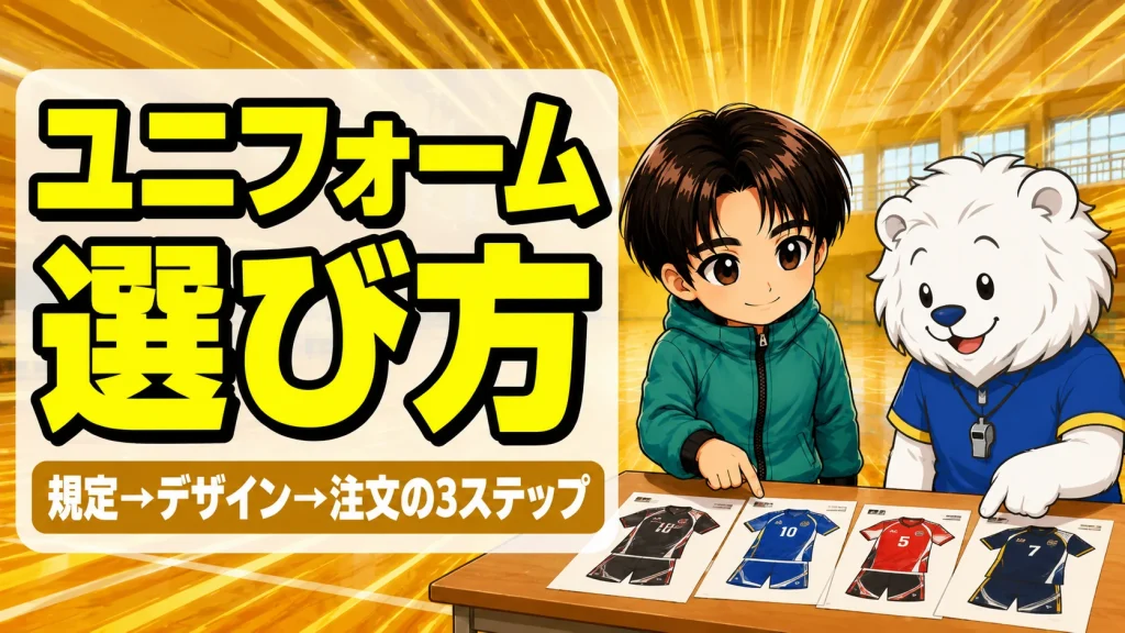 バレーのユニフォーム規定と選び方｜失敗しない新調ガイドのアイキャッチ