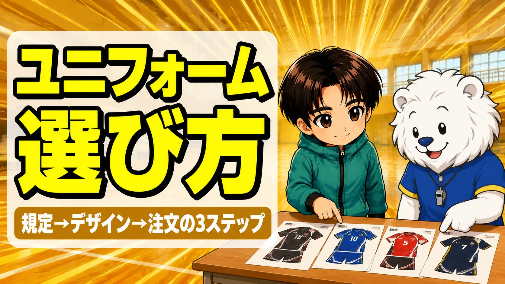 バレーのユニフォーム規定と選び方｜失敗しない新調ガイドのアイキャッチ