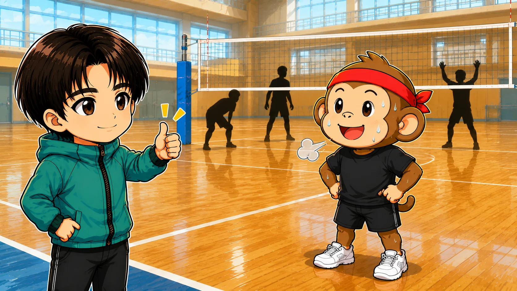 HIITで鍛えた持久力を試合のラリー間の呼吸で活かすイメージ