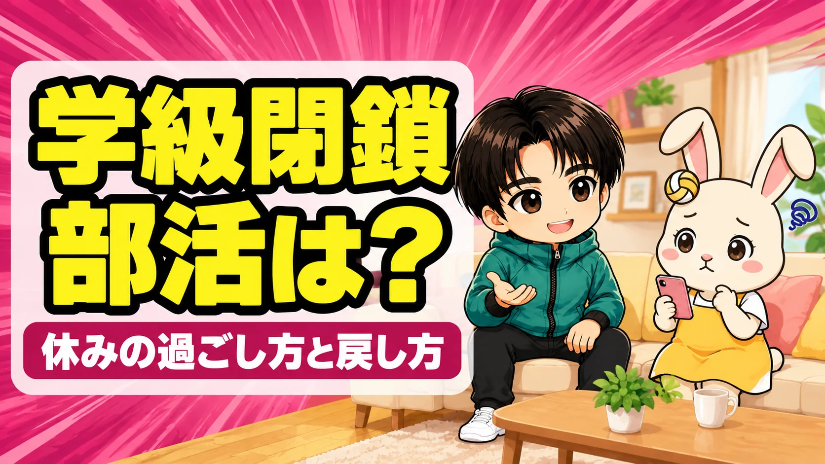 学級閉鎖のときのバレー部の過ごし方と復帰の手順を解説するアイキャッチ