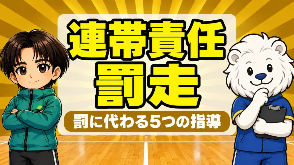 バレー部の連帯責任と罰走に代わる指導のしかた