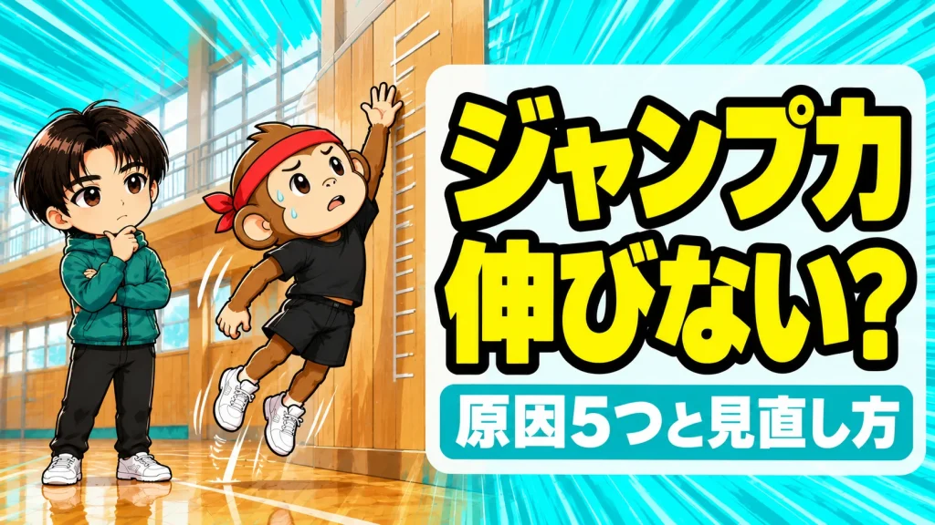 ジャンプ力が伸びない原因5つと見直し方